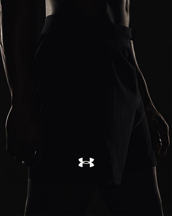 Men's UA CoolSwitch 2-in-1 Shorts in Black image number 3